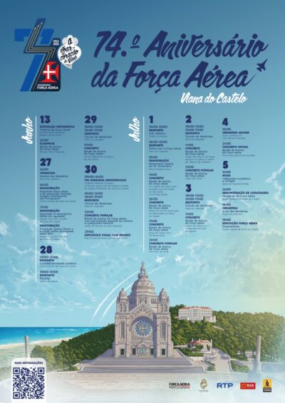 Força Aérea “A voar no Coração de Viana” de 27 de junho a 5 de julho
