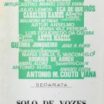Solo de Vozes [Separata dos tomos X e XI dos Cadernos Vianenses]